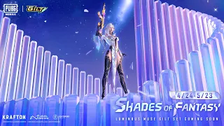 PUBG MOBILE | Shades of Fantasy - Luminous Muse Gilt Set Coming Soon