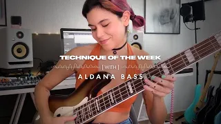 Aldana Bass on the Slap Technique | Technique of the Week | Fender