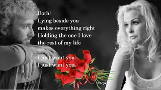 Keith Whitley &  Lorrie Morgan  ~ "I Just Want You"