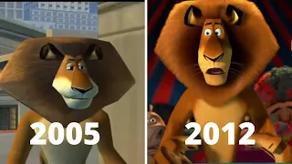 Madagascar Game Evolution [2005 - 2012]