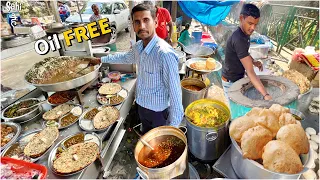 30 Rs Best Nashta | Tandoori Chole Bhature | Punjabi Street Food India