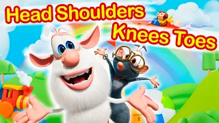 Booba - English Lesson - Head, Shoulders, Knees and Toes Song - Cartoon for kids