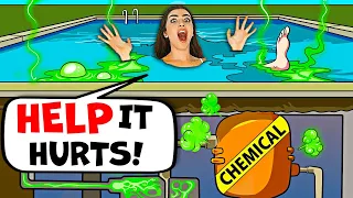 Swimming in a DIRTY POOL is Changing Me.. (TRUE Story Animation Reaction)