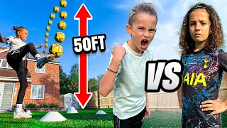 ROMAN VS FEMALE MESSI - EXTREME SKILLS BATTLE 👀