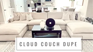 KITCHEN UPDATE AND ORGANIZATION + MY NEW COUCH (RESTORATION HARDWARE CLOUD COUCH DUPE)