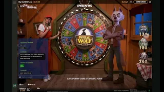 2023-11-13 1912GMT Big Bad Wolf Live - 2 bonuses in 6 free spins