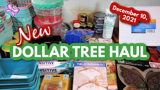 NEW DOLLAR TREE HAUL!  Awesome Finds From 2 States!  December 10, 2021 #LeighsHome