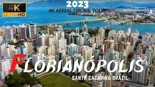 Florianópolis 2023 🇧🇷 4K UHD Aerial Drone | Santa Catarina Brazil