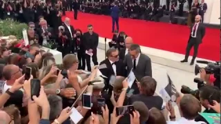 Joaquin Phoenix & Todd Phillips on Venice Film Festival red carpet