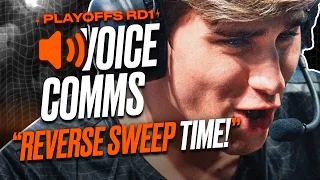 "My First REVERSE SWEEP in the LEC!" | LEC Voice Comms Summer 2022 Playoffs Rd 1