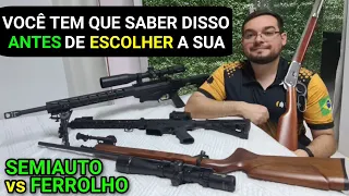 VOCÊ TEM QUE SABER DISSO ANTES DE ESCOLHER A SUA. PUMA 357, CBC 8122, 7022. SEMIAUTO vs FERROLHO