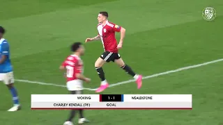 Woking 1-1 Wealdstone | Match Highlights