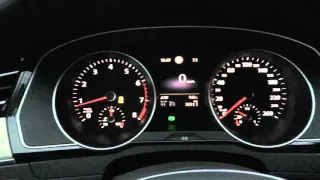 VW PASSAT B8 1.8 TSI 180HP DSG ACCELERATION 0-100 1st attempt