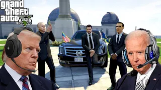 US Presidents Welcome Zelensky In America In GTA 5
