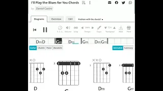 Daniel Castro : I'll Play The Blues For You   | Guitar Chord