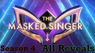 The Masked Singer (S4) All Reveals