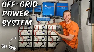 IT'S FINALLY DONE! | DIY Massive Off-Grid Power System