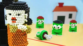 Squid Game from Magnetic Balls : Satisfying Video