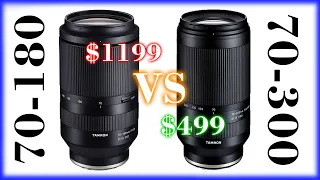 Tamron 70-180mm F2.8 VS Tamron 70-300mm F4.5-6.3