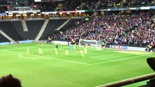 MK Dons - Brighton Hove Albion 1-2 (penalty)