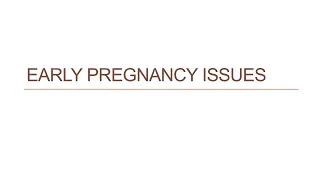 Early pregnancy issues and the impact of COVID-19 on pregnancy (webinar held on 16 March 2021)