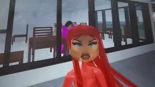 Playing The Game Called "Hair Flip!" In Roblox