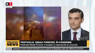 FESTIVALUL SINAIA FOREVER, IN PANDEMIE_Stiri B1_3 oct 2021