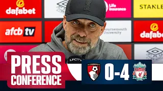 Klopp 'Plan is for Salah to return to Merseyside' | Bournemouth 0-4 Liverpool | LFC Press Conference