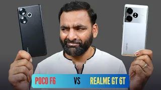 Most Detailed Comparison - POCO F6 vs realme GT 6T | Best 5G Phone under ₹ 25000