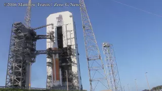 Timelapse of Delta IV / AFSPC-6 Mobile Service Tower Rollback