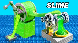 Satisfying with Secret LEGO Taffy Pulling Mix Slime Machine - Lego Technic