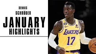 LA LAKERS DENNIS SCHRÖDER NBA JANUARY HIGHLIGHTS | Plays of the Month