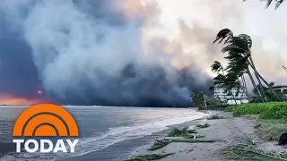 Survivors of wildfires in Hawaii share harrowing stories