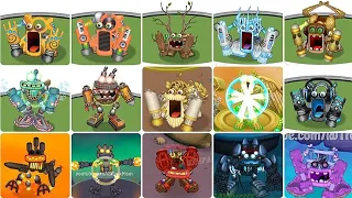 ALL Wubbox Power Up & Down With Switching Phases (+Fanmade) | My Singing Monsters || MSM Wub