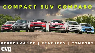 2022 Brezza vs Venue vs Sonet vs Magnite vs Nexon vs XUV300 | Compact SUV comparison | evo India