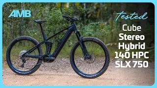 TESTED: Cube Stereo Hybrid 140 HPC SLX 750 e-bike. The Bosch-equipped trail hunter!t.