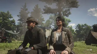 Awkward Tension between Arthur and Abigail : Red Dead Redemption 2