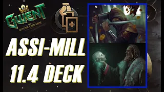 GWENT | Nilfgaard MILL deck with Stregobor and Matta | NG MILL deck 11.4