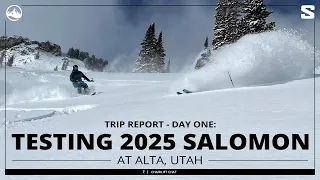 2025 Salomon QST 106, QST Blank, and QST X Ski Testing at Alta with SkiEssentials.com - Day 1 Recap
