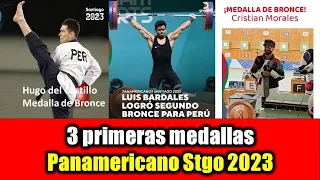Primeras 3 medallas en los Panamericanos de Stgo 23