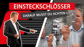 Einsteckschloss messen - Was gibt es für Unterschiede?