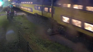 Another cyclist gets almost hit by a train