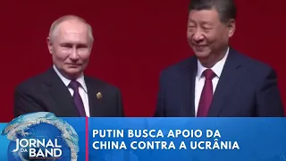 Putin chega à China para buscar apoio na guerra contra a Ucrânia | Jornal da Band