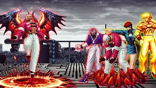 [KOF Mugen] D. Yashiro Rhythm Vs Awakened Orochi Team