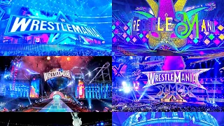 Every wrestlemania stage 1-39
