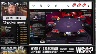 FINAL TABLE! GGPoker WSOP Event 21: $25,000 Super HR Championship! 1.2M UP TOP!