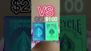 $25 cards VS $100 cards - PART 2! WHO WON? 🤔