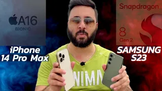 Samsung S23 vs iPhone 14 Pro Max Full Comparison Including Camera Test