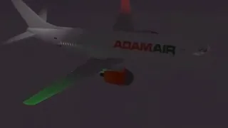 Adam Air Flight 574 (Roblox Crash Animation)