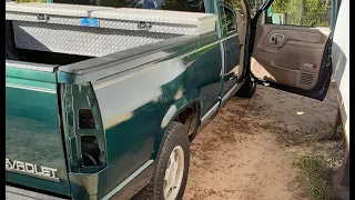 1998 Silverado Project - Carpet Cleaning and Some Clear Coat